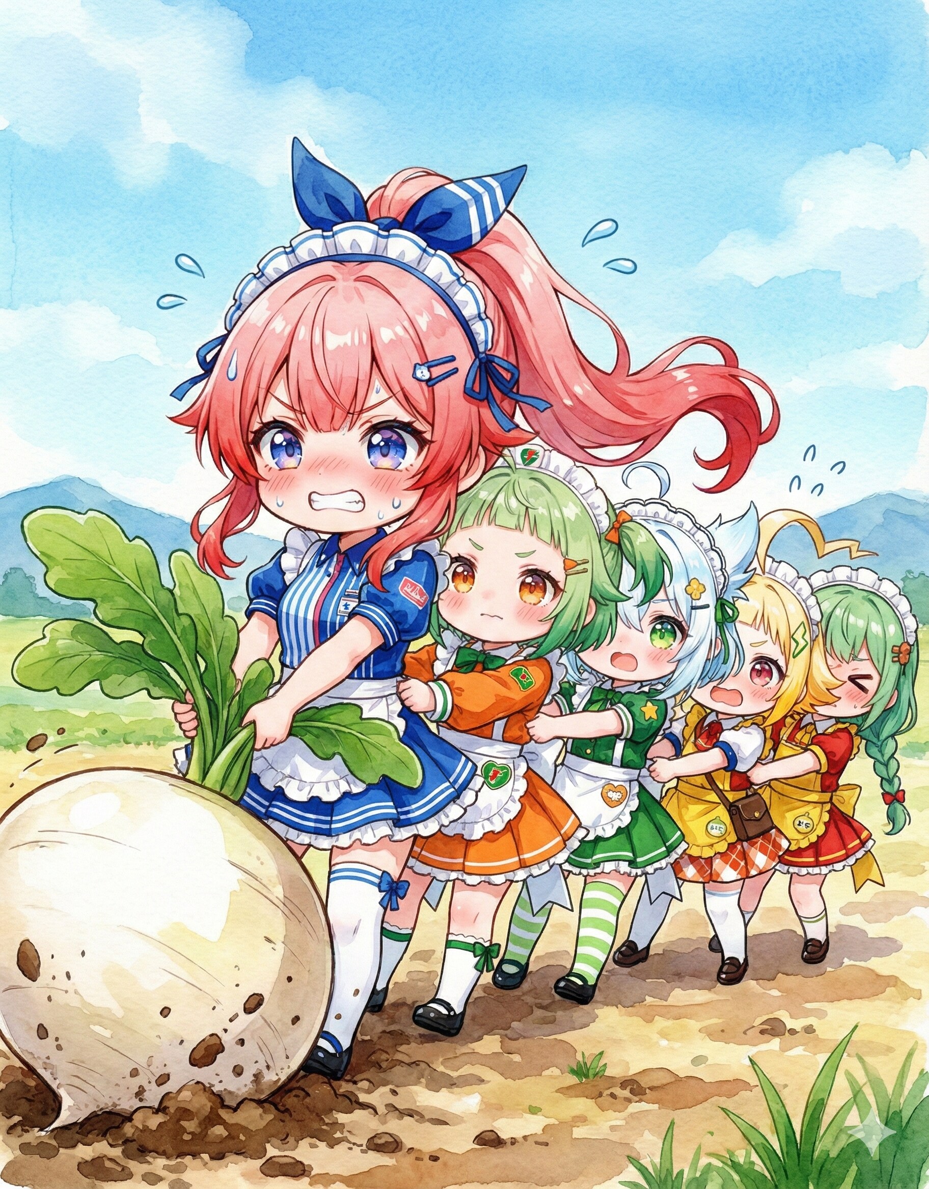 大きくなったりちいさくなったりするカブ | の人気AIイラスト・グラビア