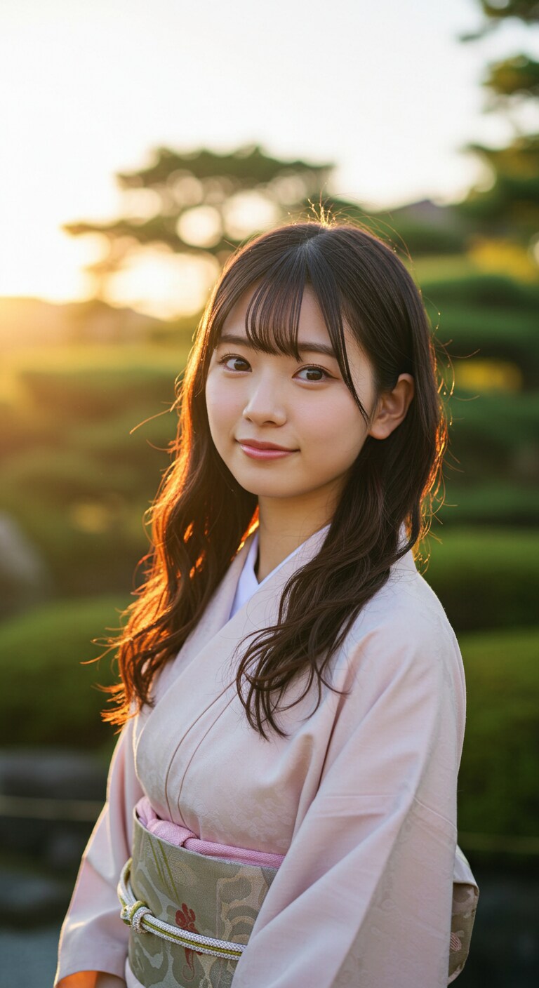和装女子　ImageFX土産