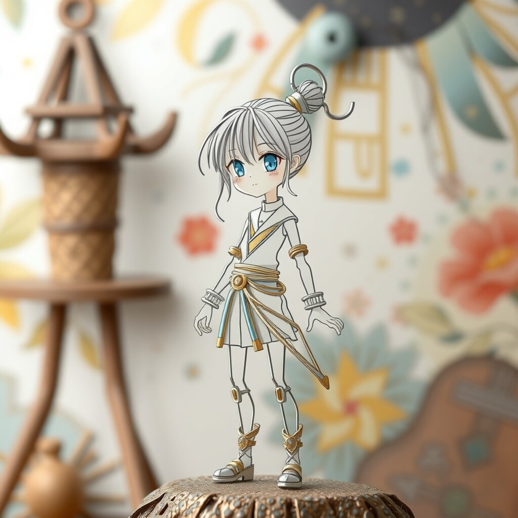 初めての針金人形