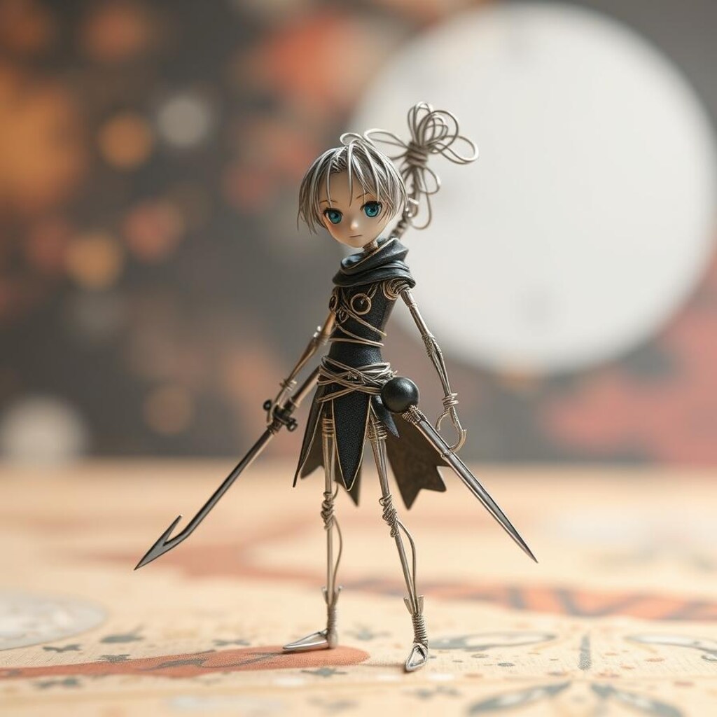 初めての針金人形