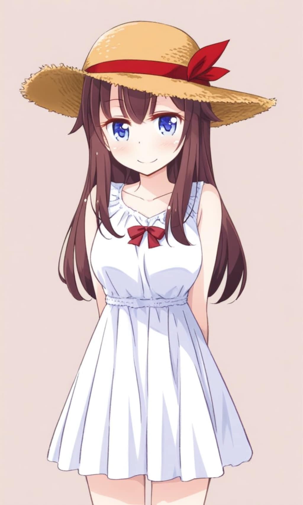 ときのそら 麦わら帽子とワンピース