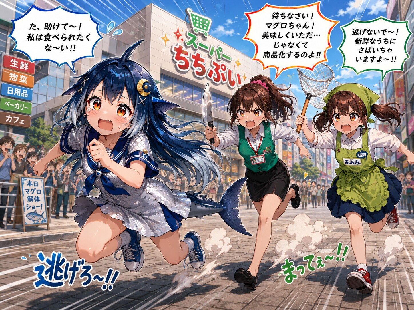 マグロの逃亡