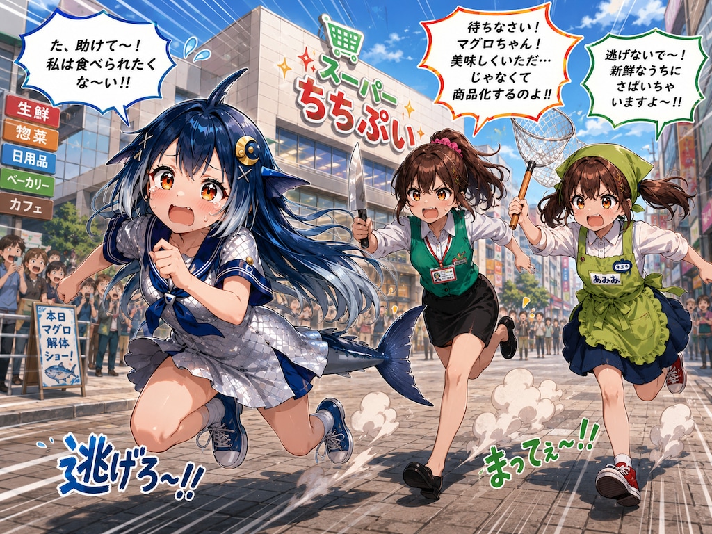 マグロの逃亡