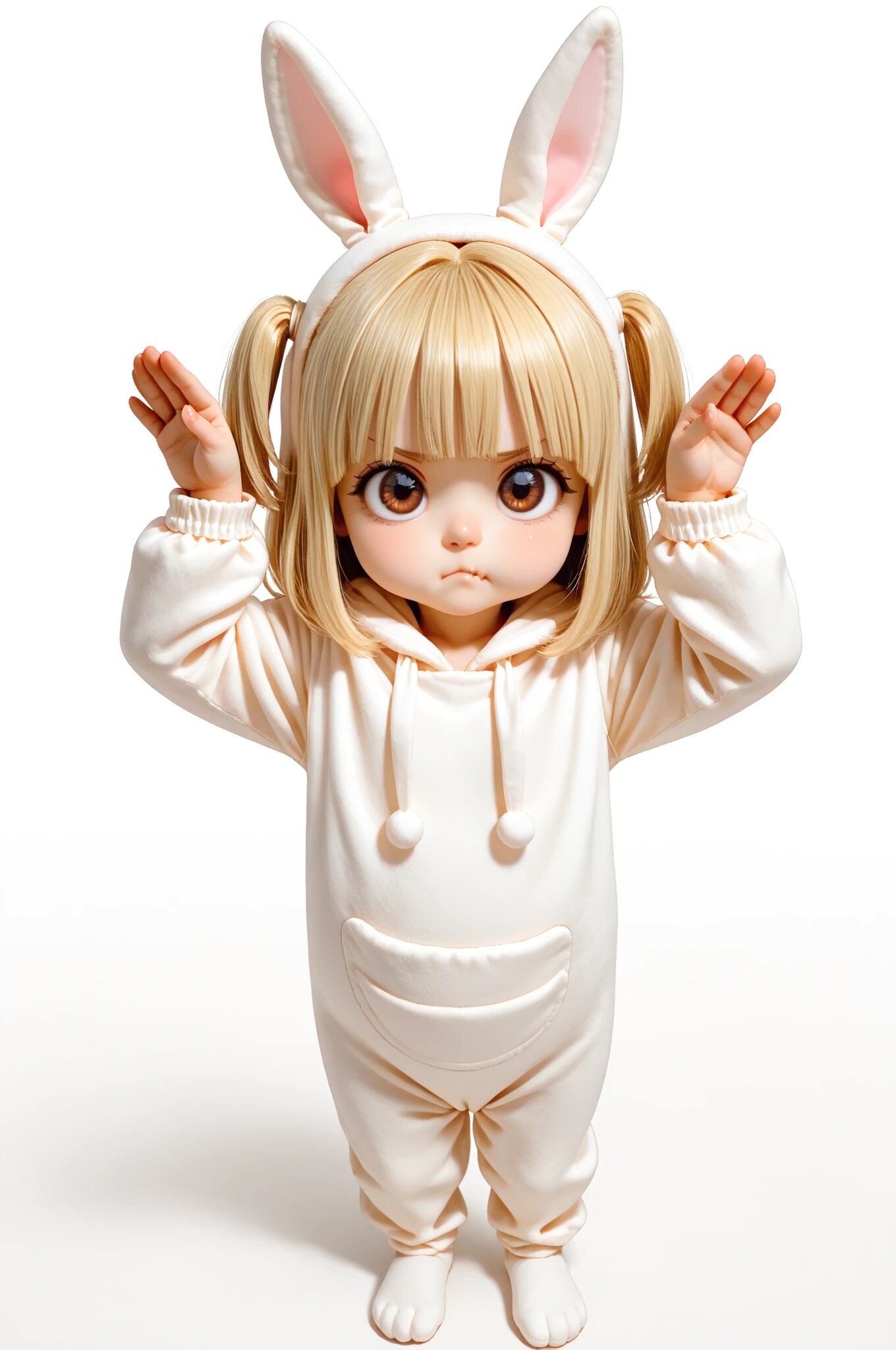 企画投稿　うちの子　使用しました。白には金髪が合う
