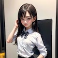 制服女子002_黒髪_ちっちゃくないよ。 3枚目
