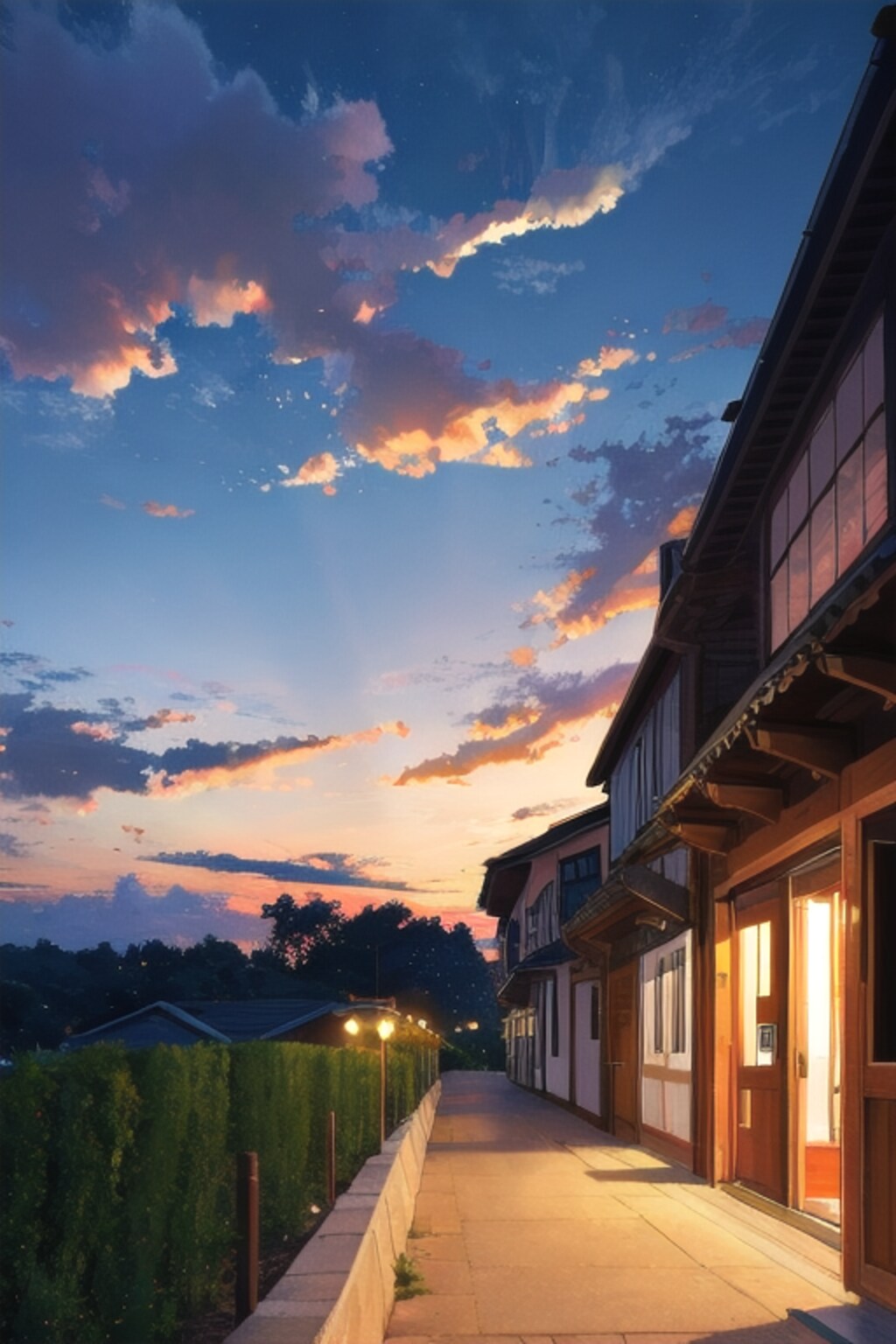 夕暮れをすぎて