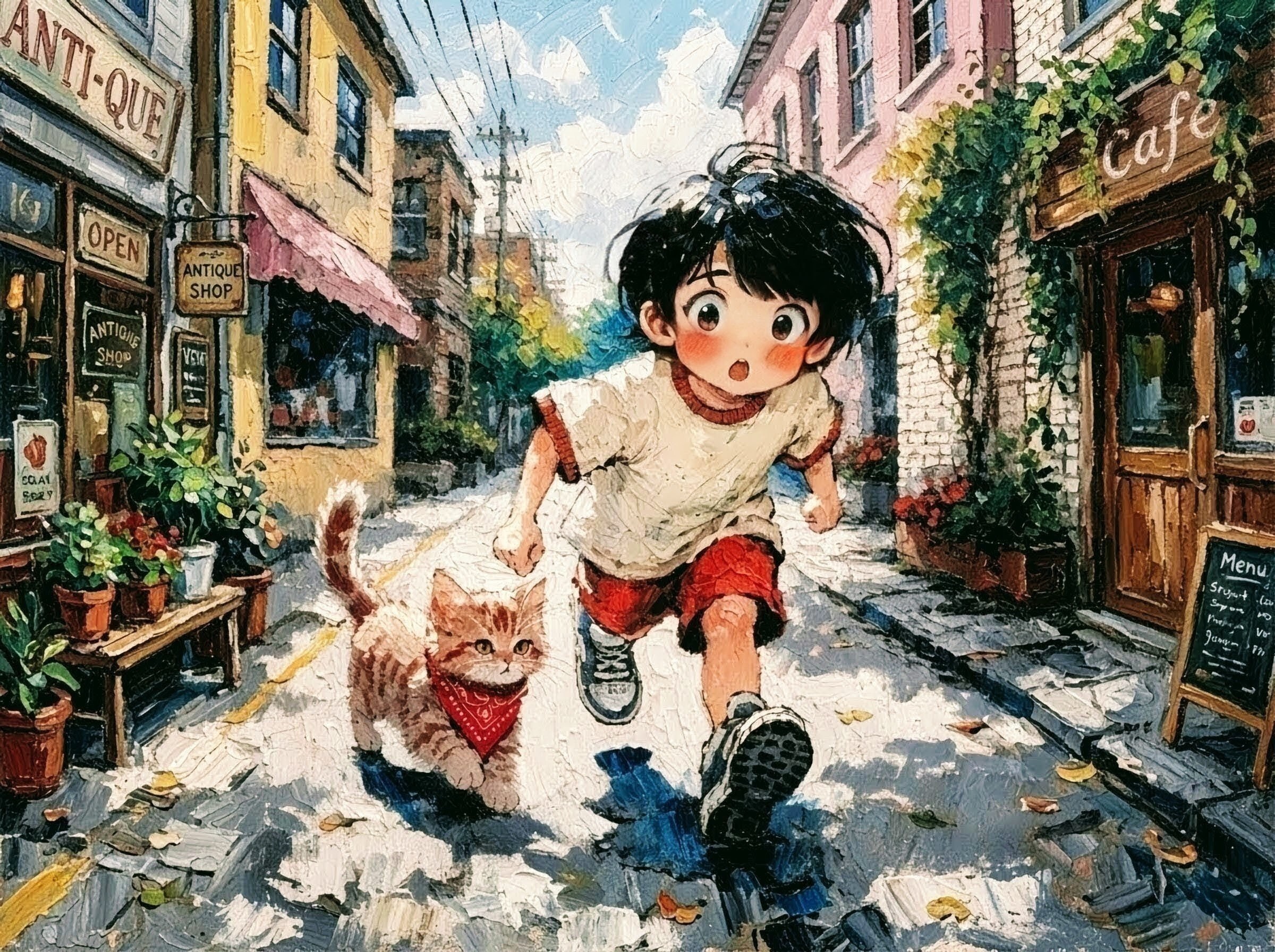 Cat on the Street | の人気AIイラスト・グラビア