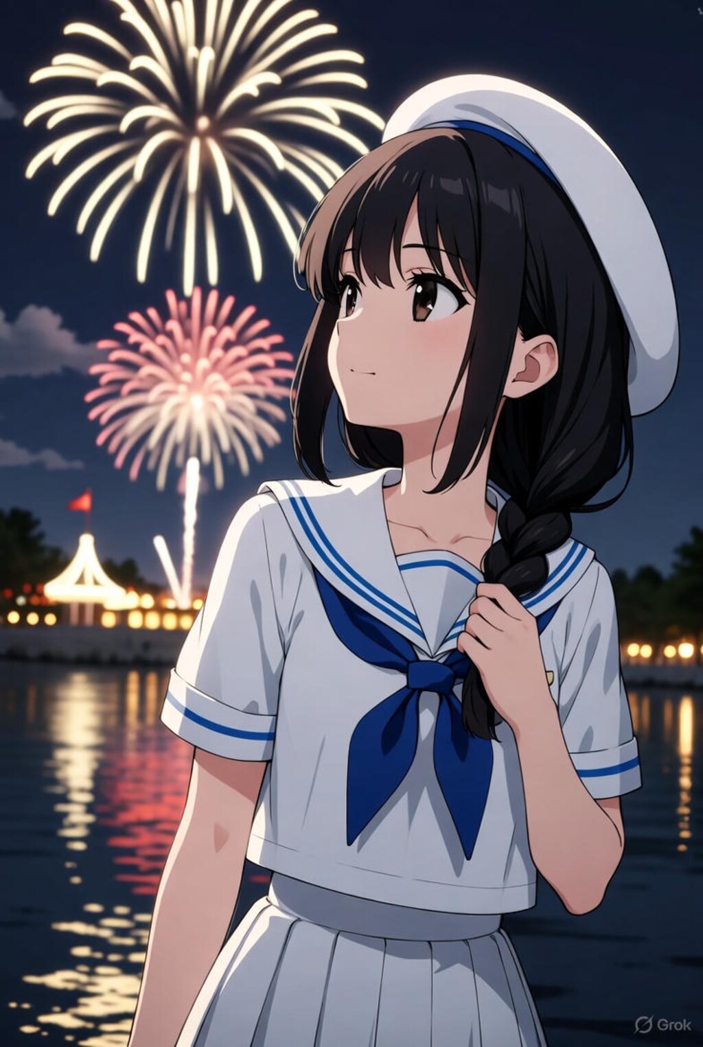 ゆうえんちの花火