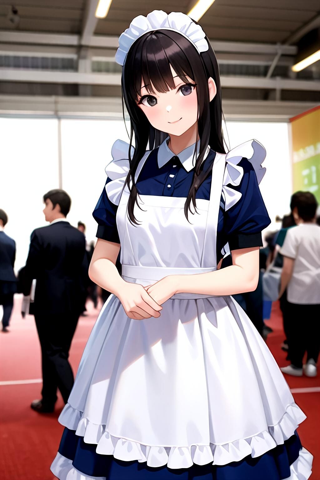 コミケ風イベスタッフのサキちゃん