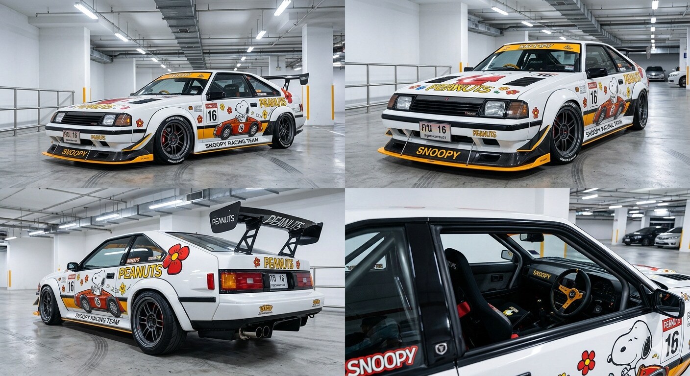 スヌーピーセリカリフトバック