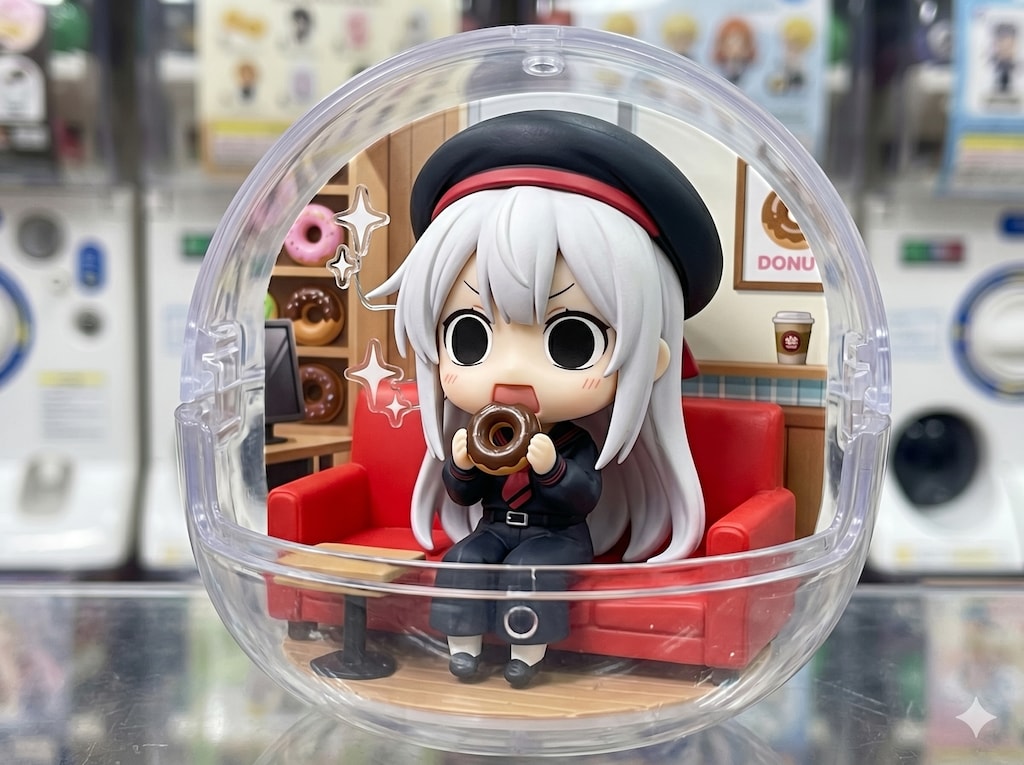 カプセルトイフィギュアえらいこっちゃ嬢