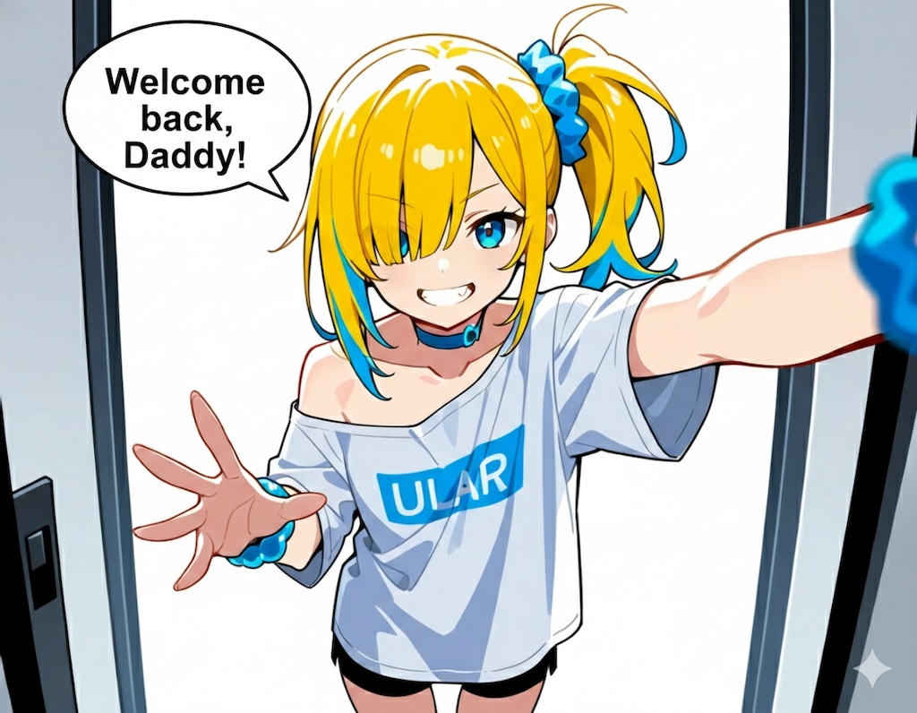 パパおかえり！