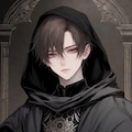 フードをかぶった男 2枚目