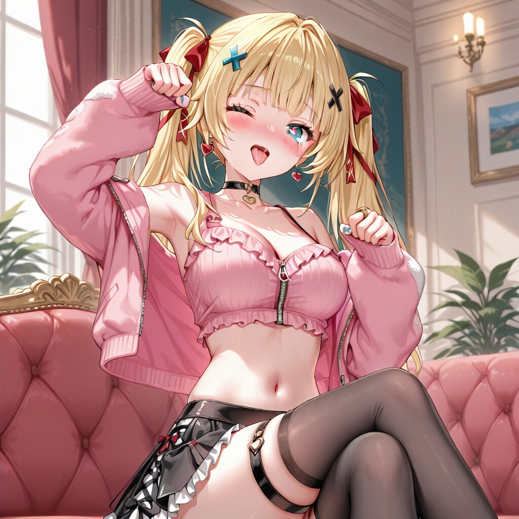 ほら、あんたが好きな格好してあげたわよ。感謝しなさいよね！