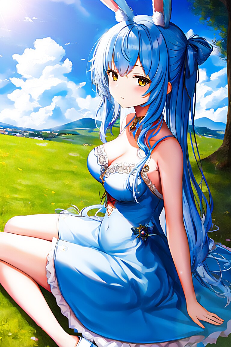草原の朝