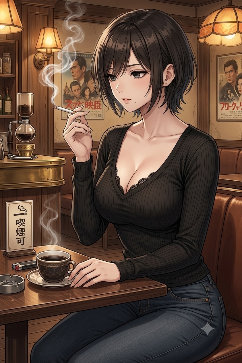 喫茶店で一服