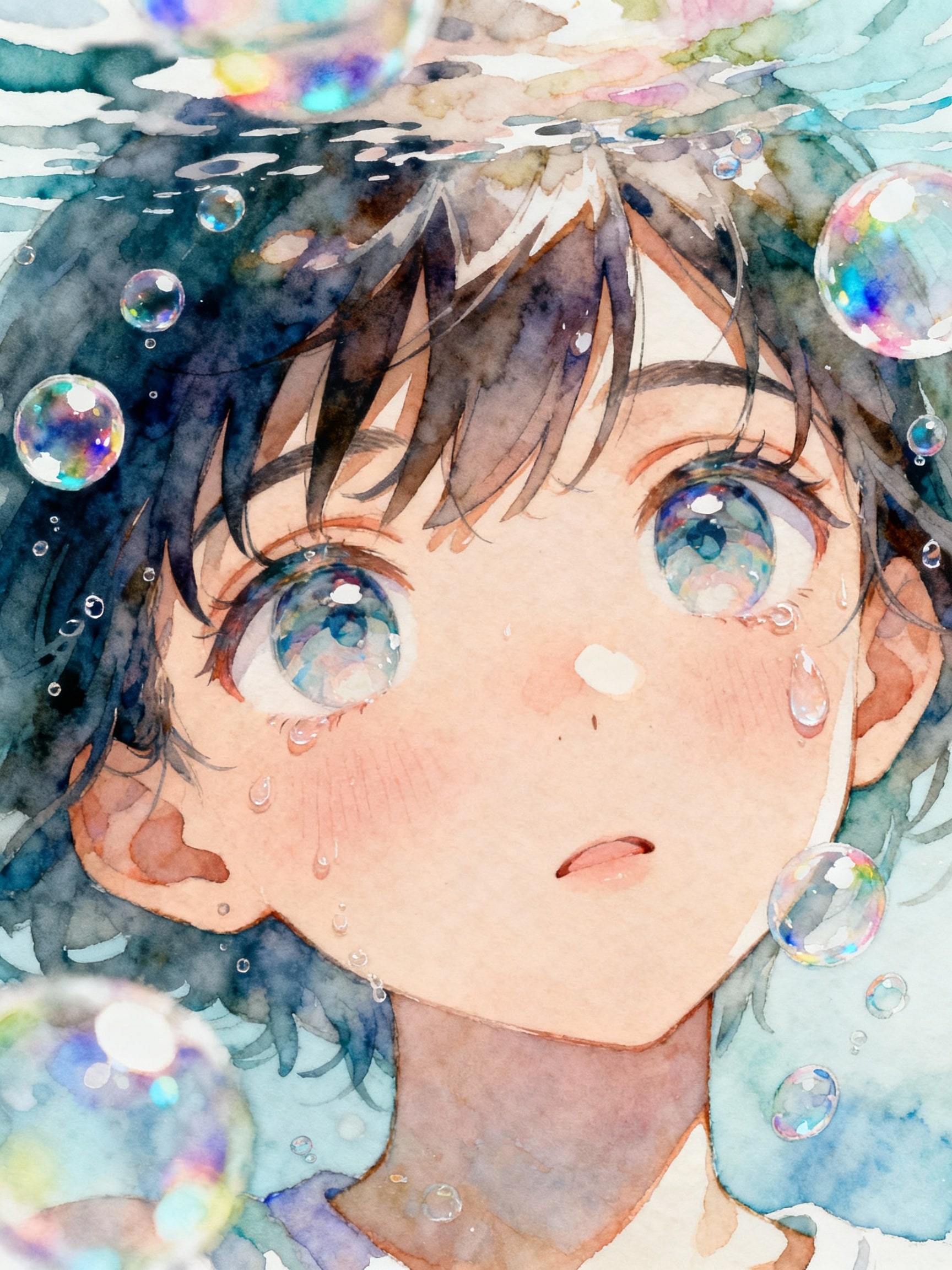 水泡 | の人気AIイラスト・グラビア