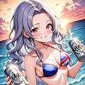 海でビールなうちの子 7枚目