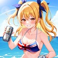 海でビールなうちの子 10枚目