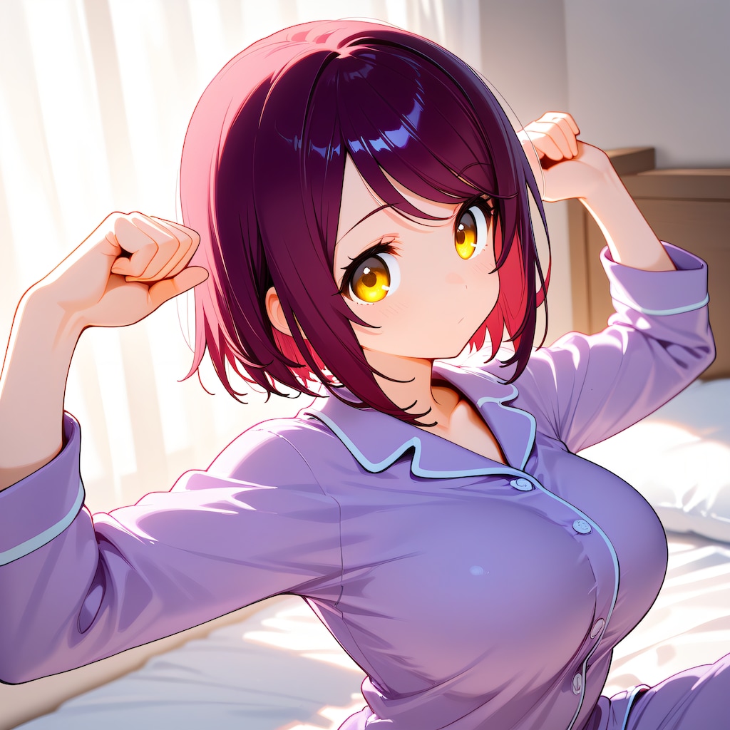 おはようございます（挨拶メイドの芽衣ちゃん）