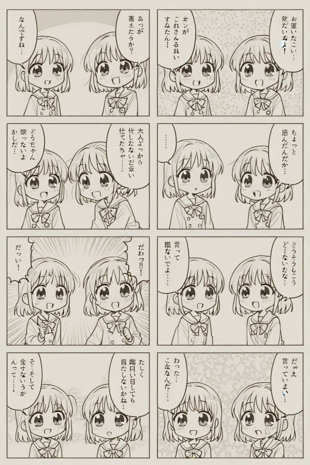 4コマ萌え漫画