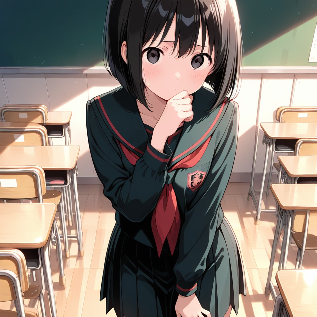 なんともいえない表情