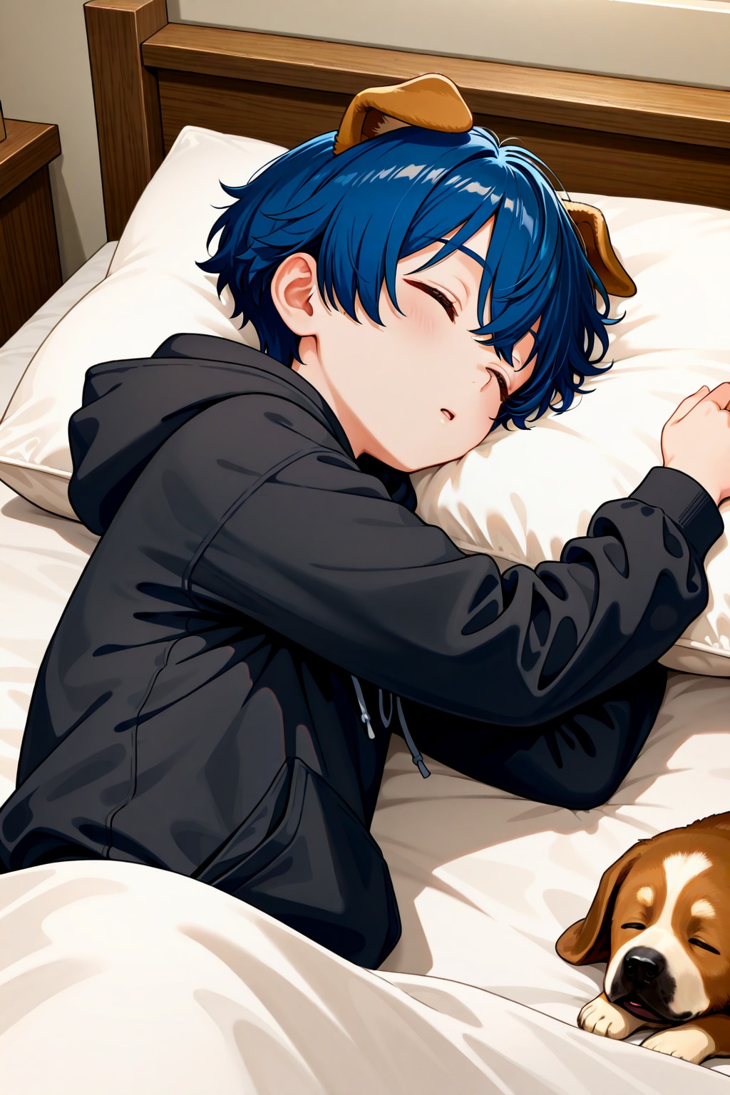 眠るしととくん