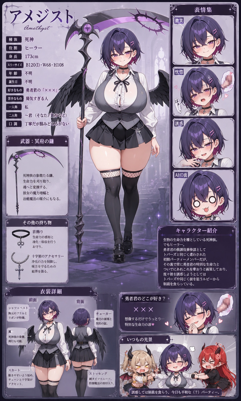 キャラシート・没