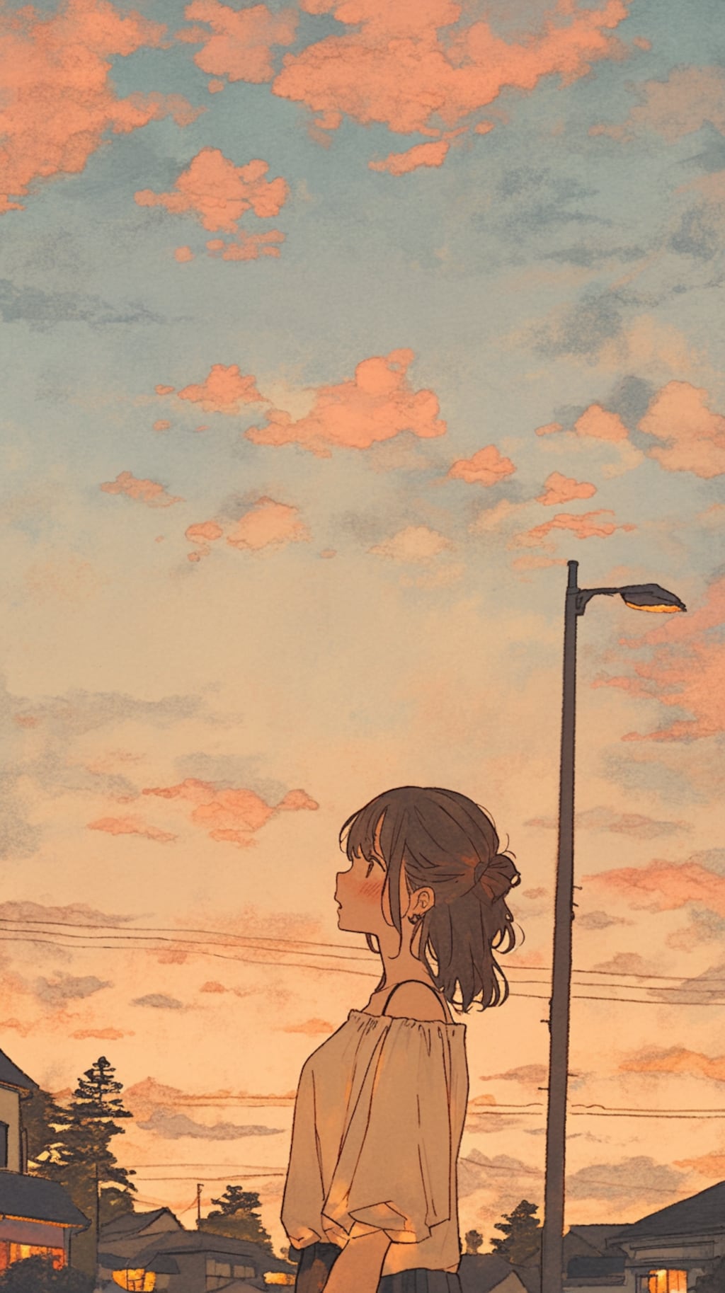 クソ暑くても夏の夕暮れは最高だね