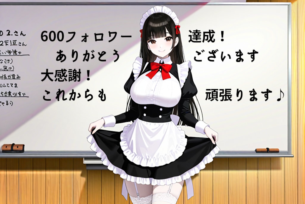 【達成記念】600フォロワー達成！ありがとうございます💕