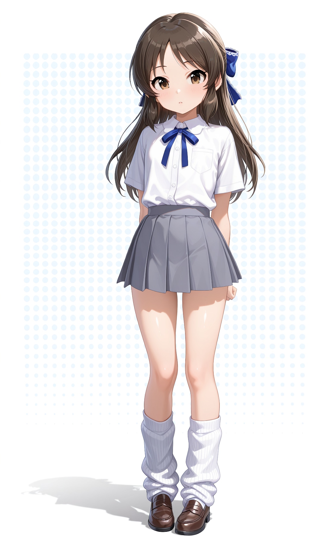 橘ありすのミニスカ制服＆ルーズソックス