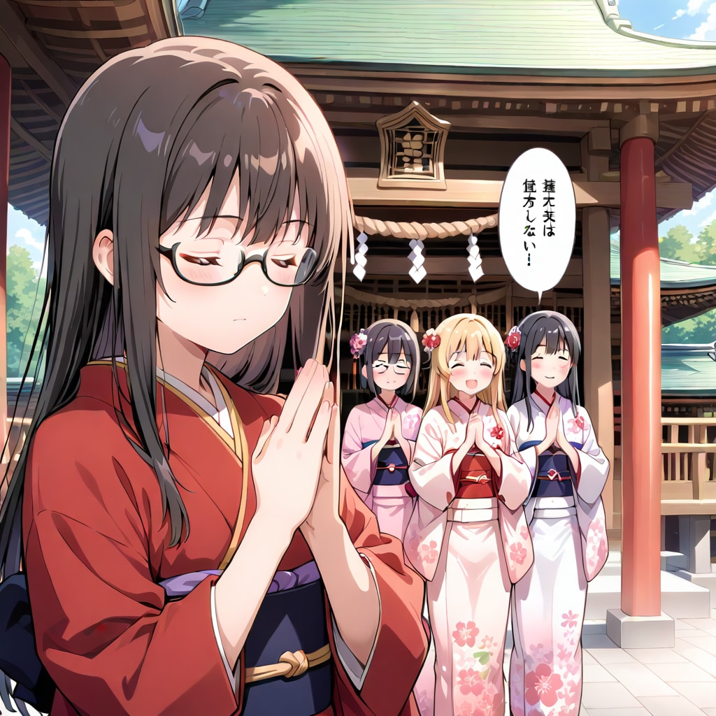 初詣２ | の人気AIイラスト・グラビア