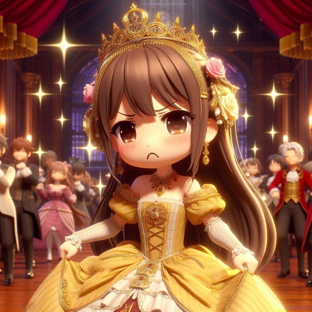 舞踏会でのツンデレ