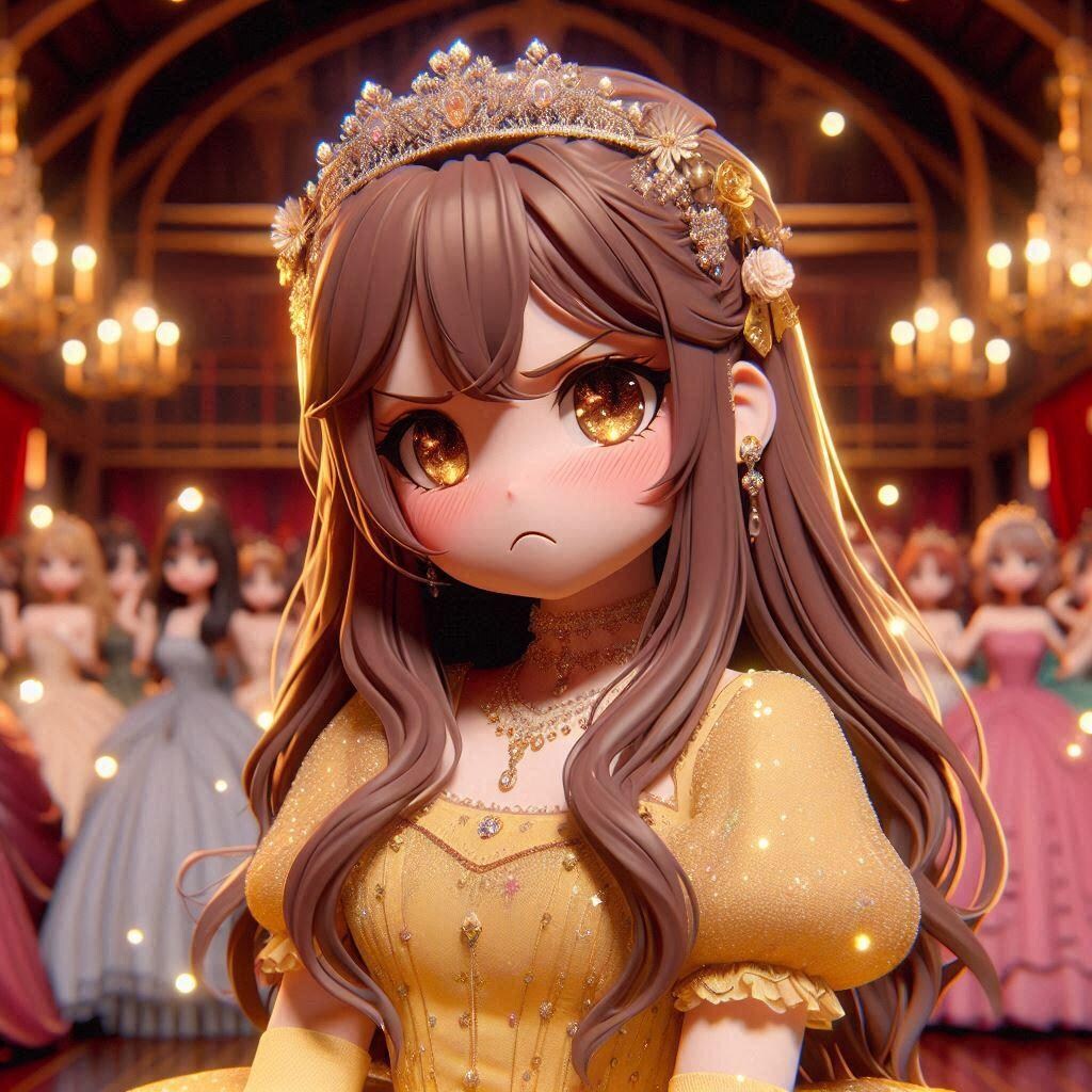 舞踏会でのツンデレ