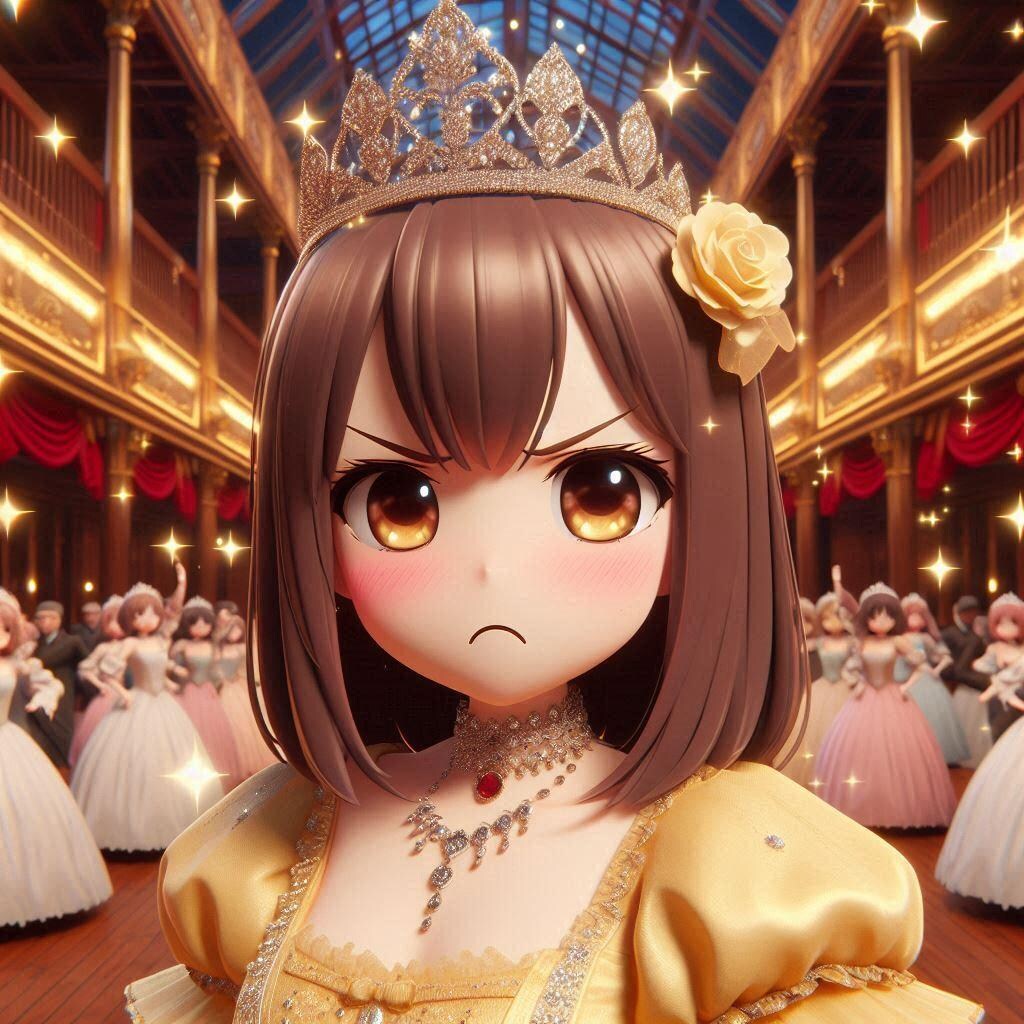 舞踏会でのツンデレ