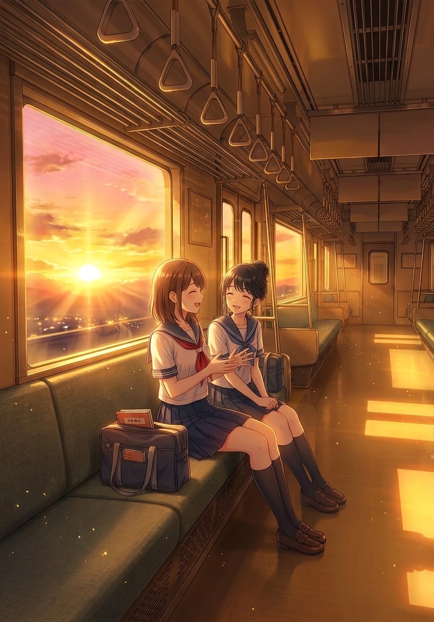 帰りの電車