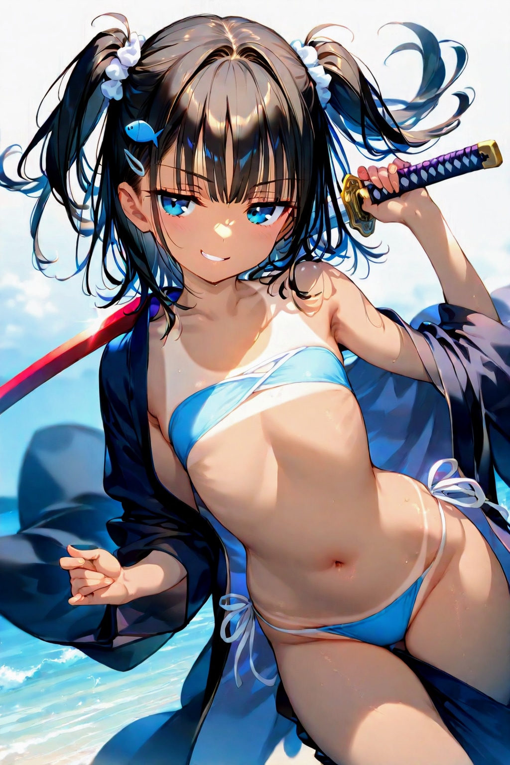 ジト目こなつ🐟️ちゃん侍