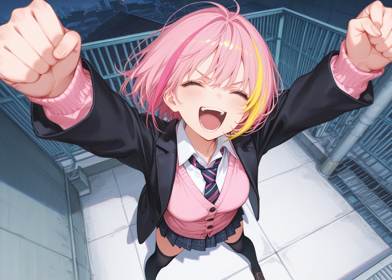 女子高生に転生したぞーーー！！！ | の人気AIイラスト・グラビア