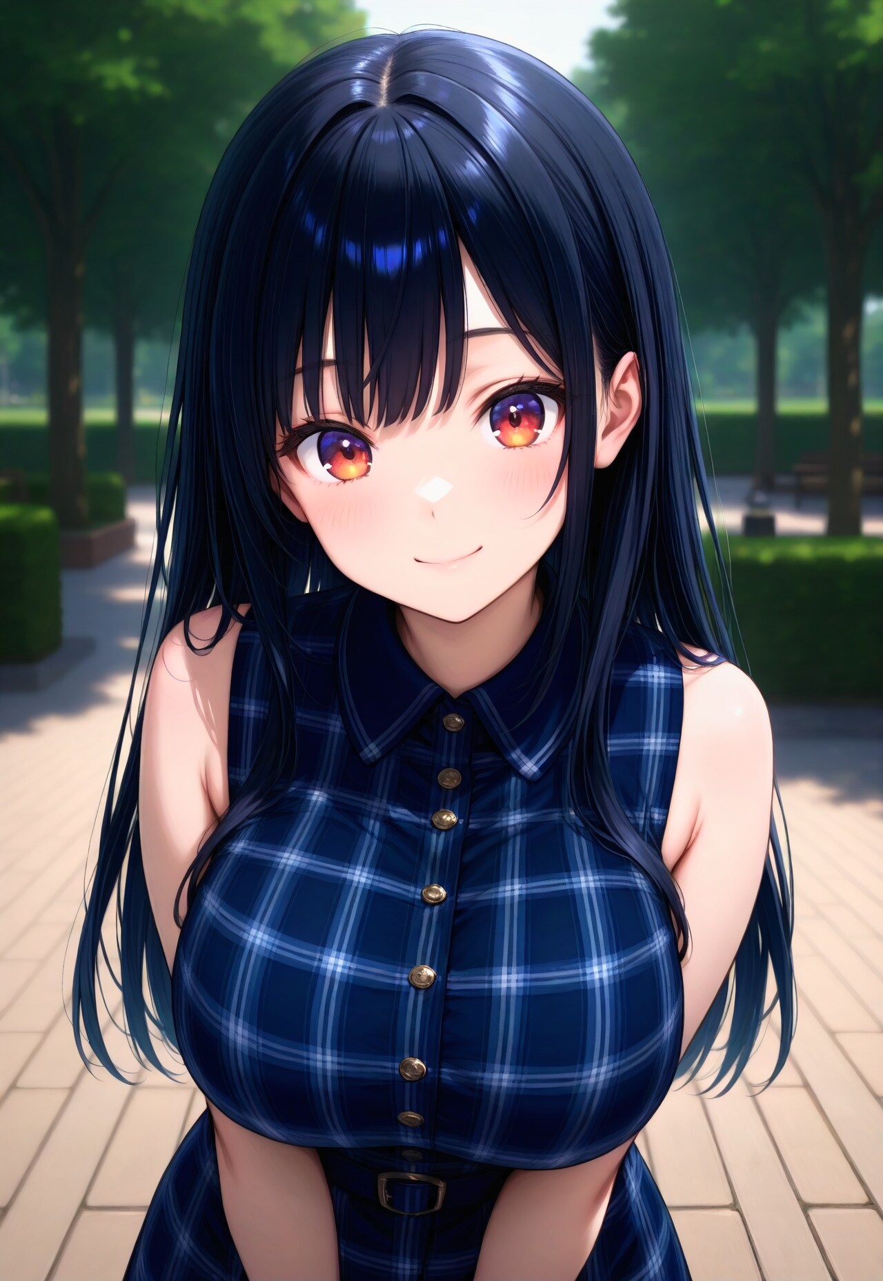 503（チェックのワンピ）