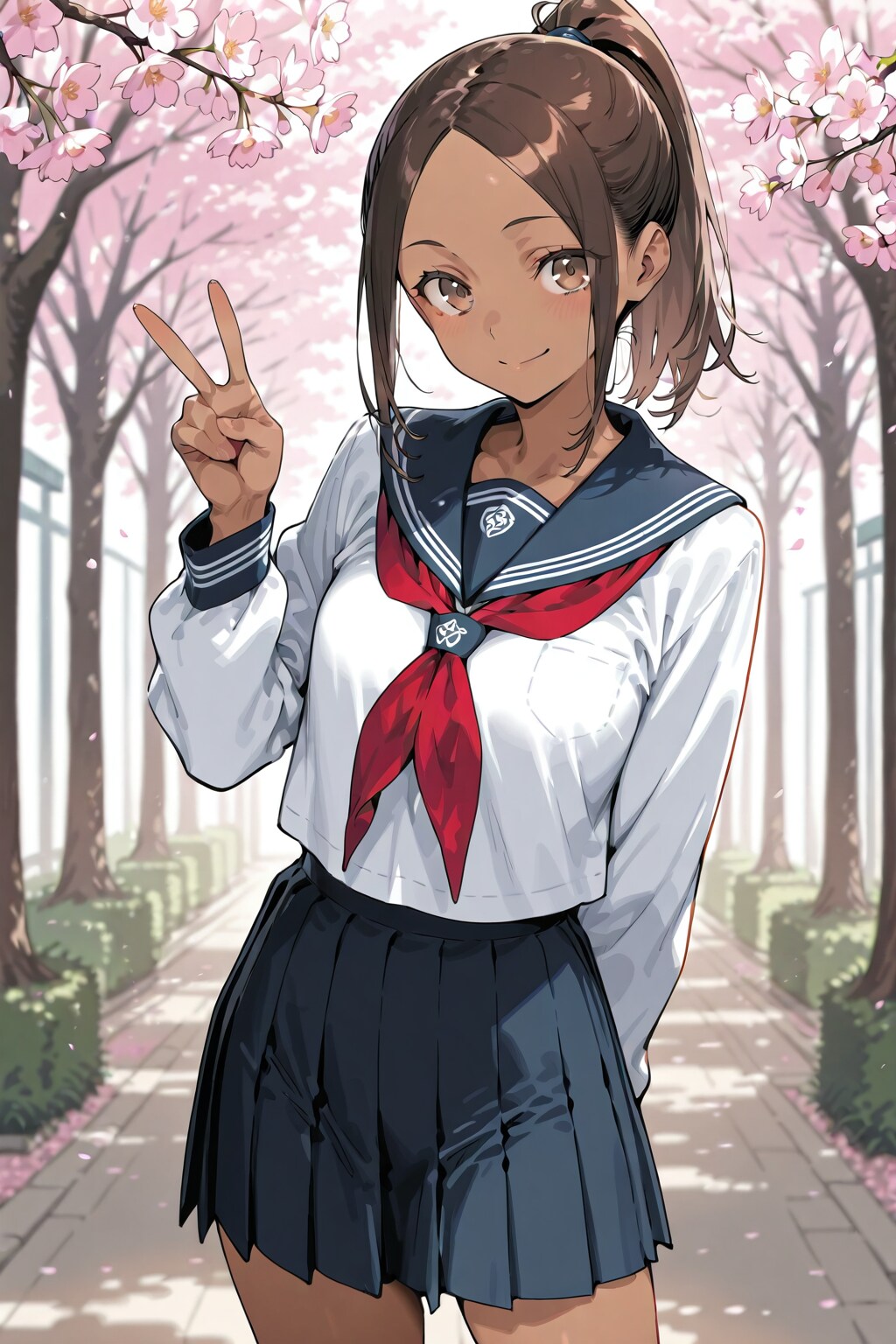 ちちぷい学園入学式 | の人気AIイラスト・グラビア