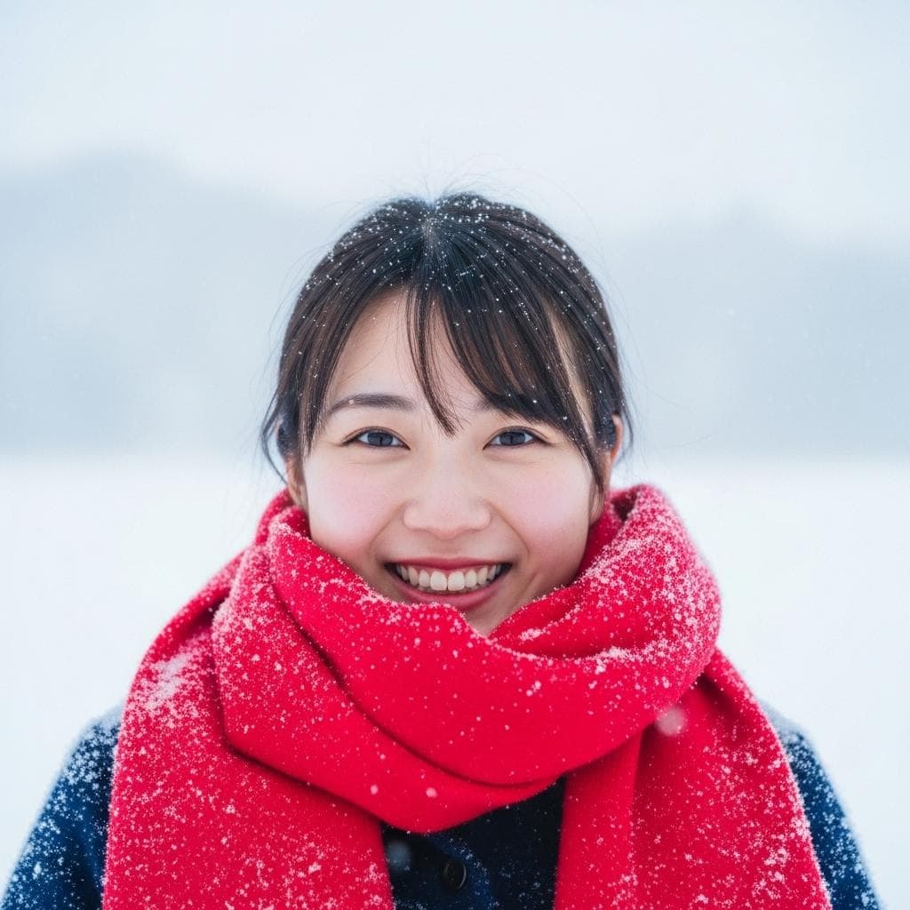 雪だね！