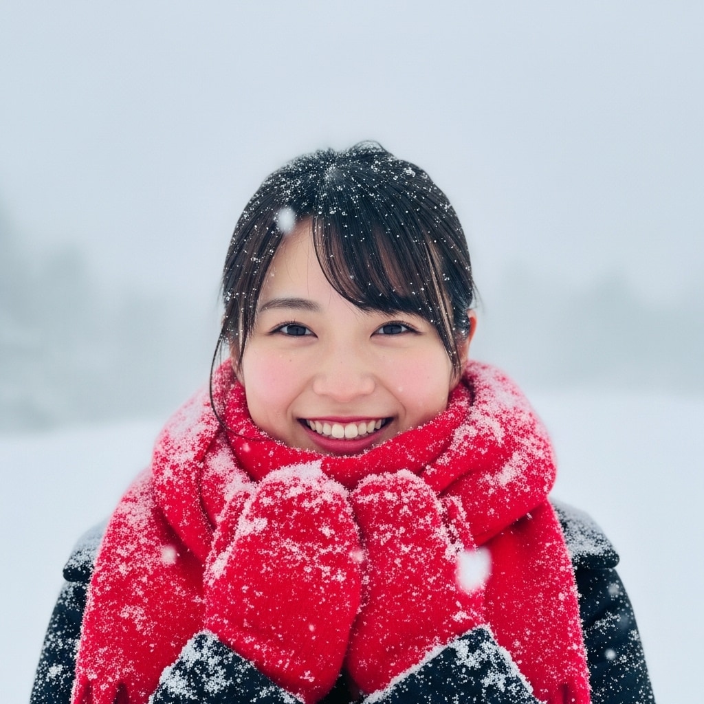 雪だね！