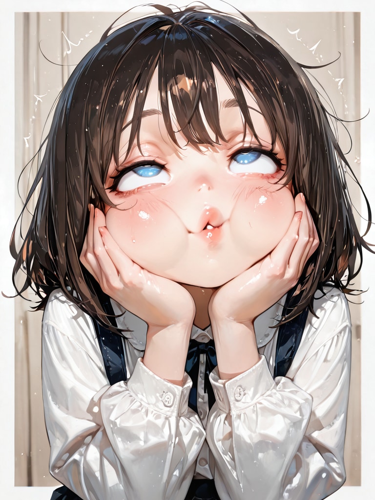 変顔 | の人気AIイラスト・グラビア