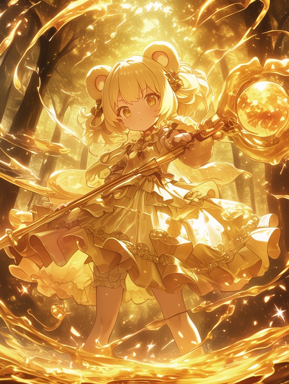 魔法少女✖︎くま娘🐾 | の人気AIイラスト・グラビア