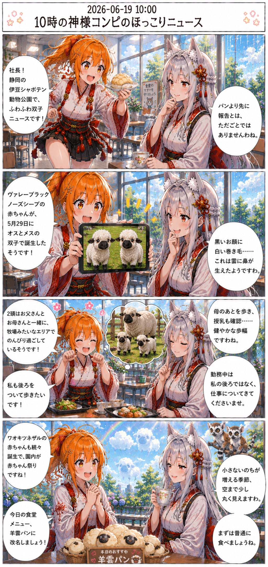 毎日漫画　10時　ほっこりニュース