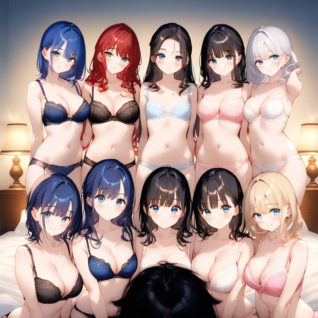 【今日のハーレム】俺の部屋【R-15版】