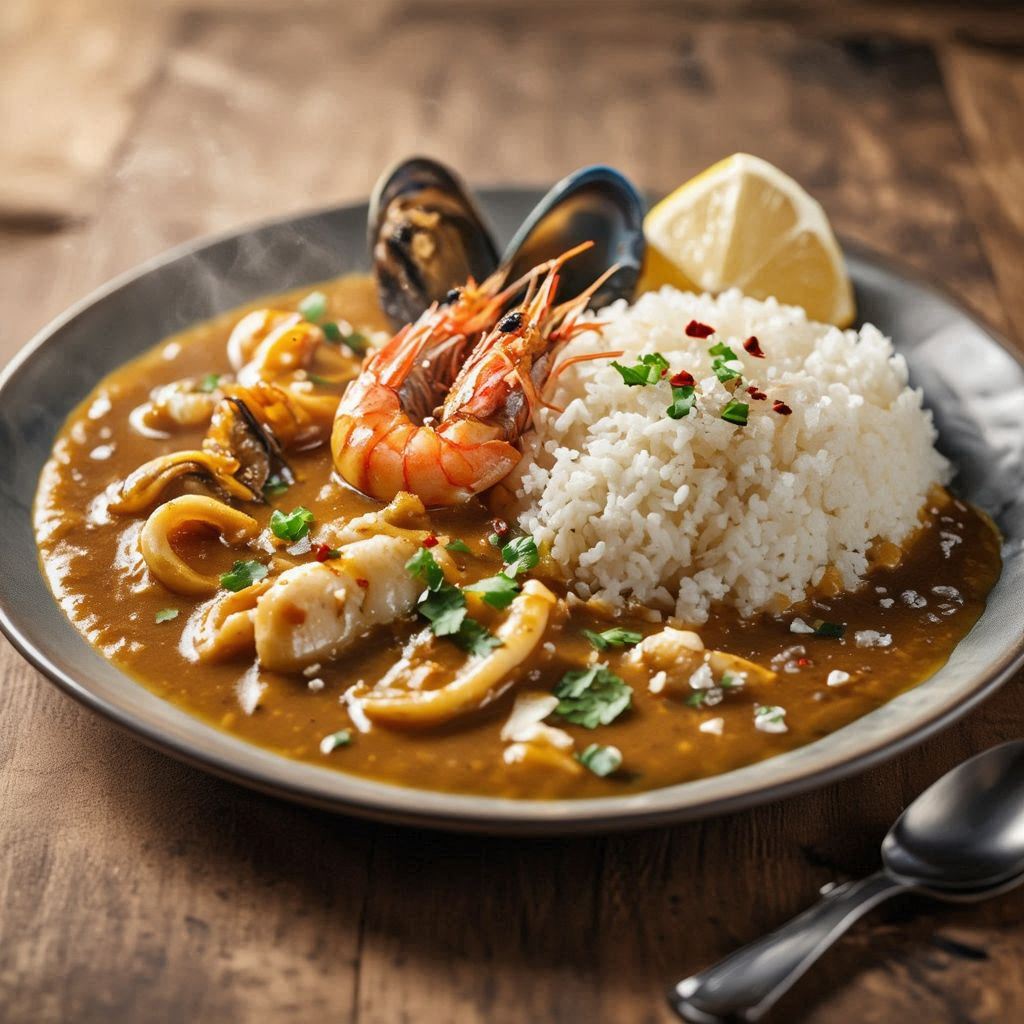 シーフードカレー | の人気AIイラスト・グラビア