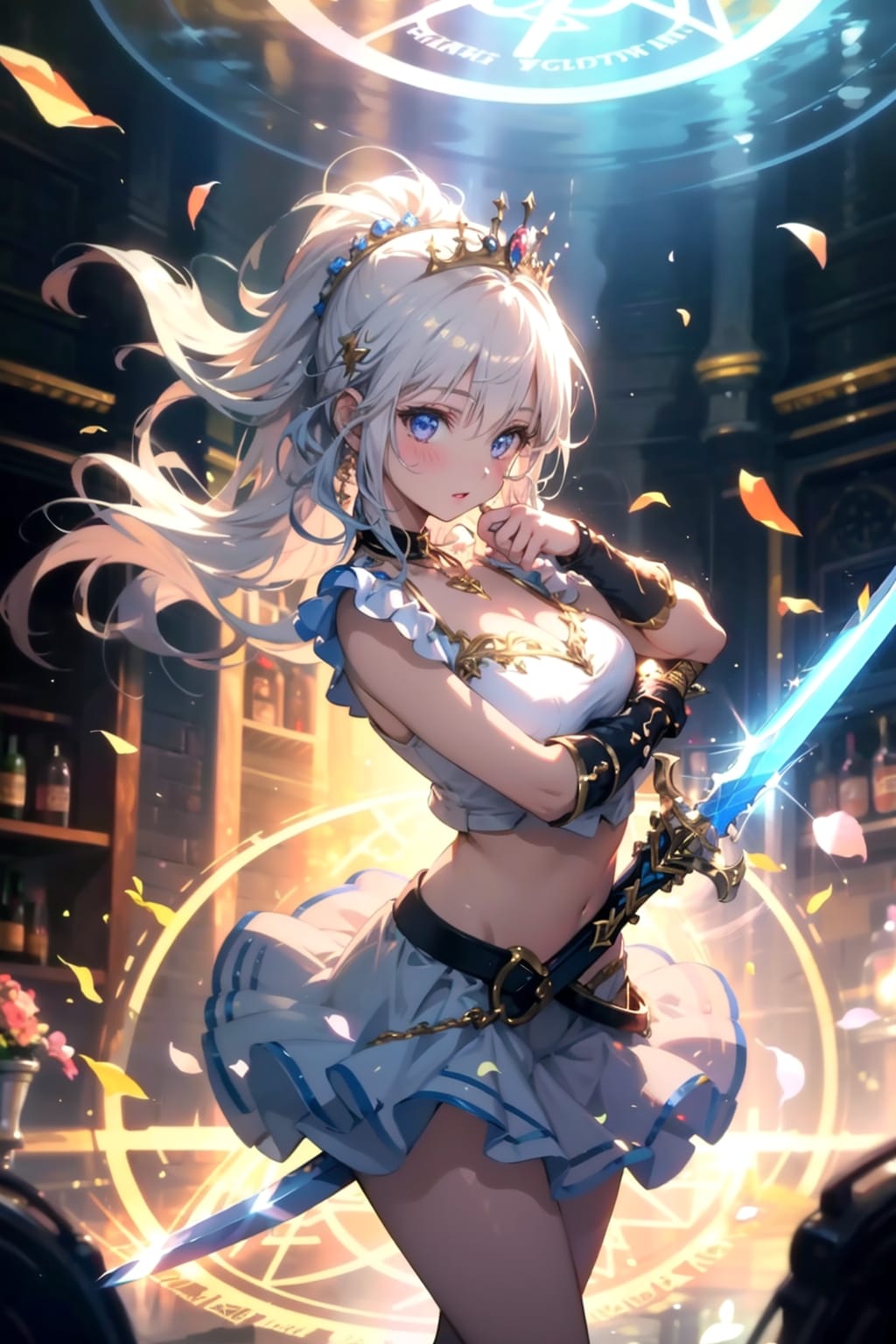 酒場に来た剣士の王女