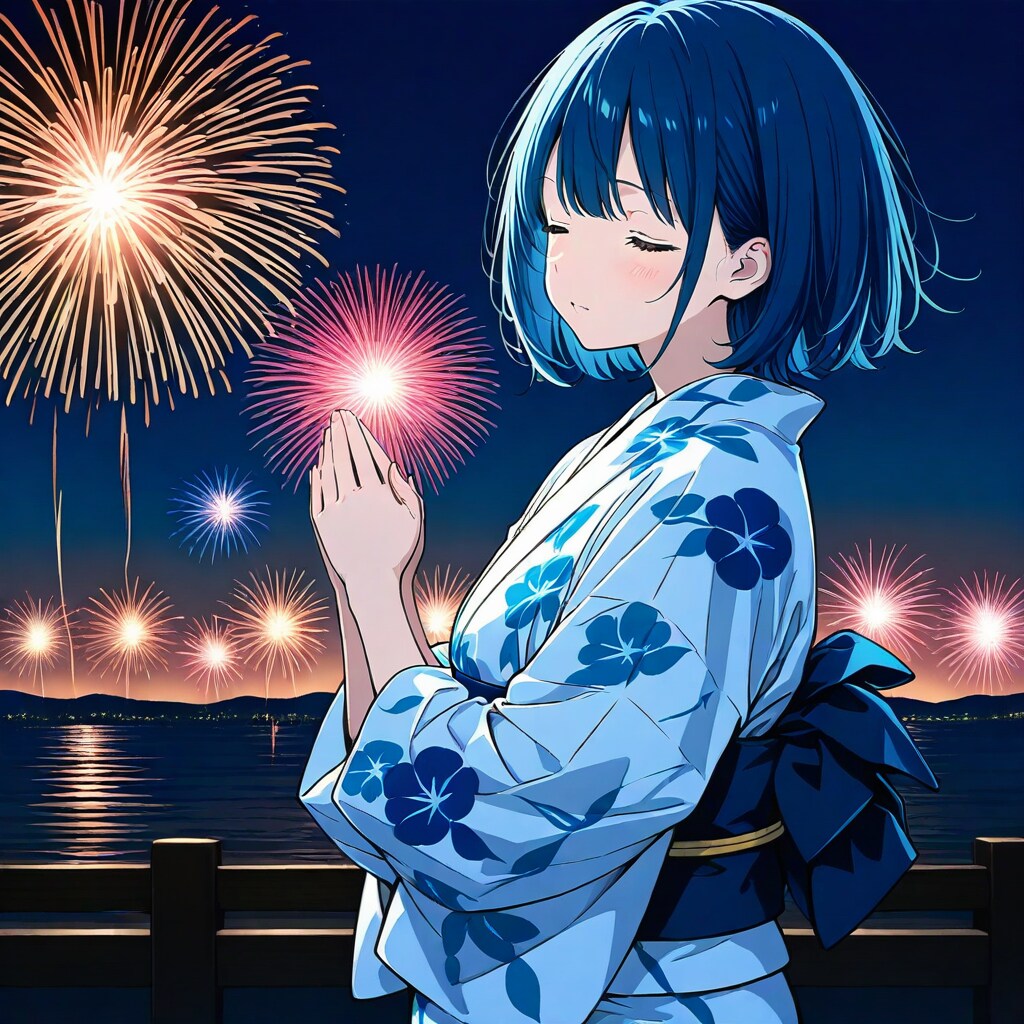 打ち上げ花火と静かな祈り