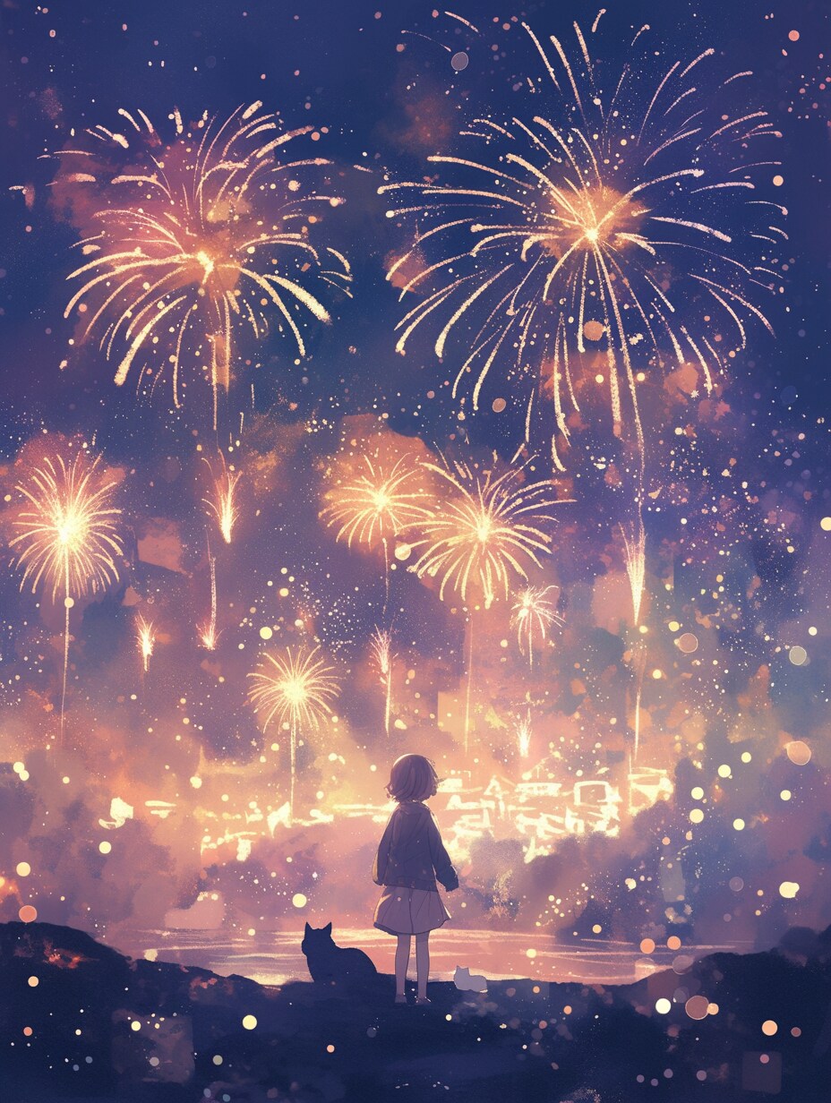 星降るように。